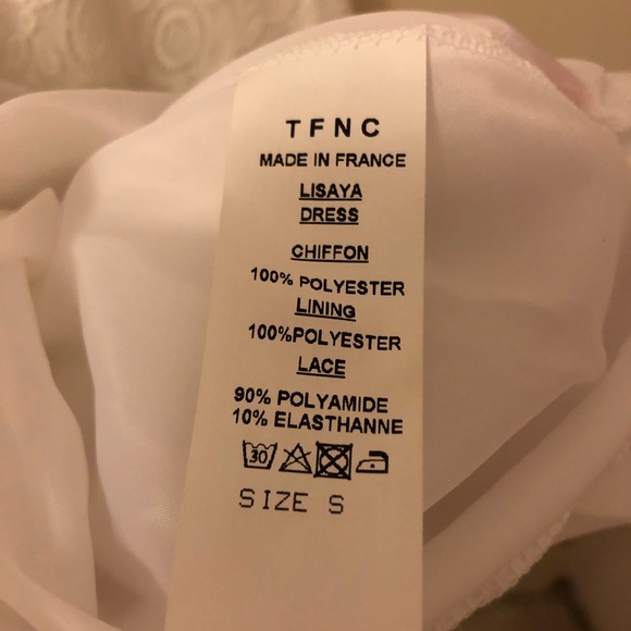 TFNC white & black lace midi dress - Picture 4 of 4